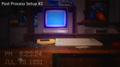 Unreal Engine - Animated CRT TV - VCR (VHS) Effects