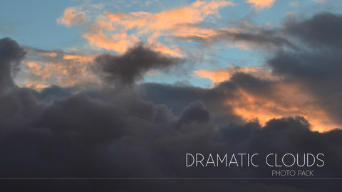 Dramatic Clouds - Photo Pack