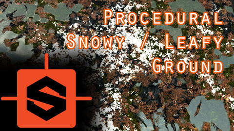 Stylized Procedural Snowy / Leafy Ground Substance