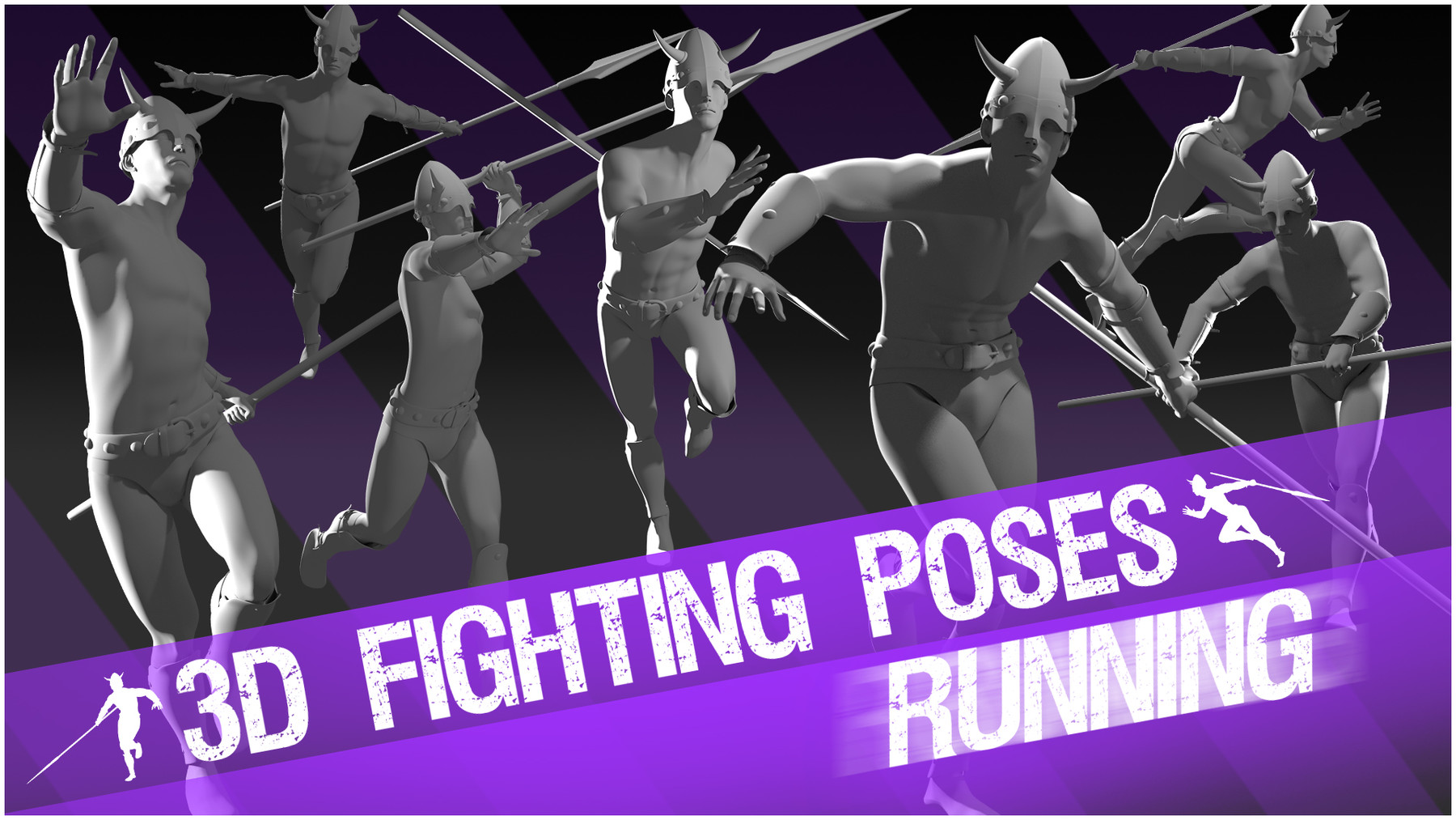 dynamic running pose