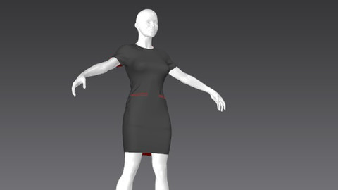 Clothes for Marvelous Designer: Dress02