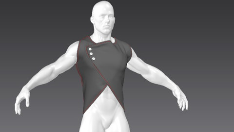Clothes for Marvelous Designer: Vest for Man