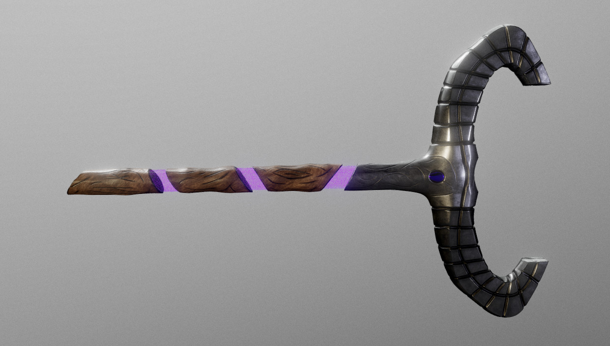 ArtStation Broken Staff Game Assets