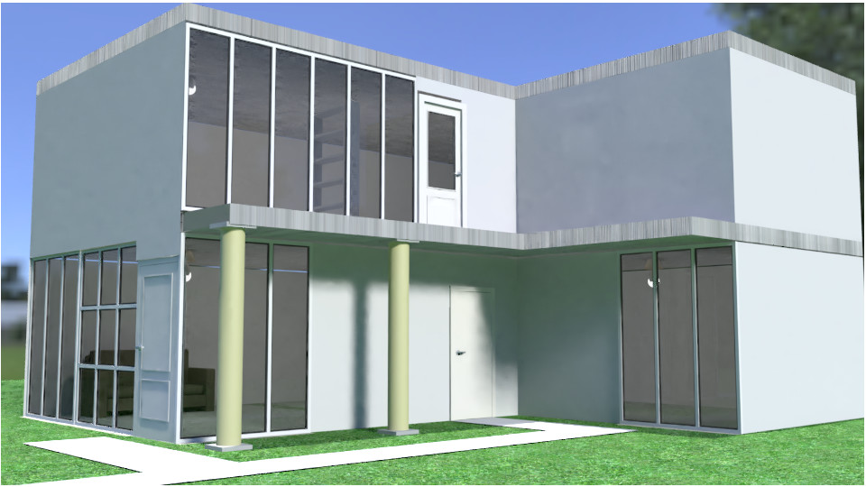 ArtStation Blender Simple House Model Resources