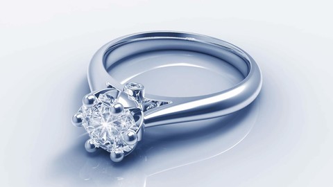JEWELRY ENGAGEMENT RING STL FILE FOR DOWNLOAD AND PRINT- CC1 3D print model