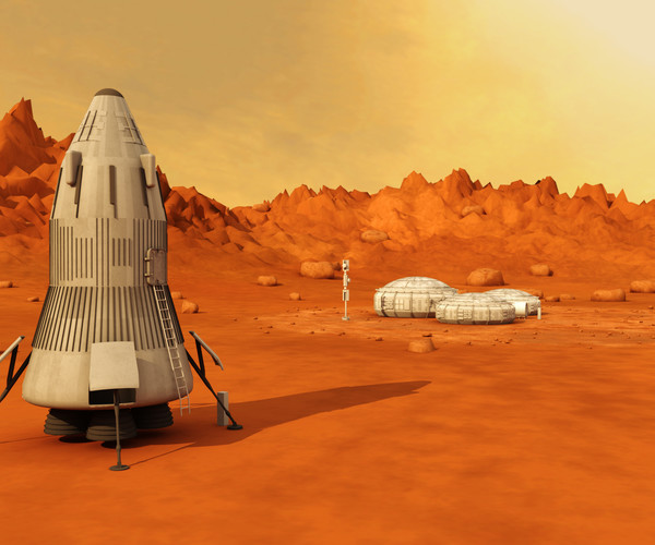 ArtStation - Mars Environment 3D model | Resources