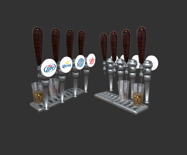 beer tap 3d model free