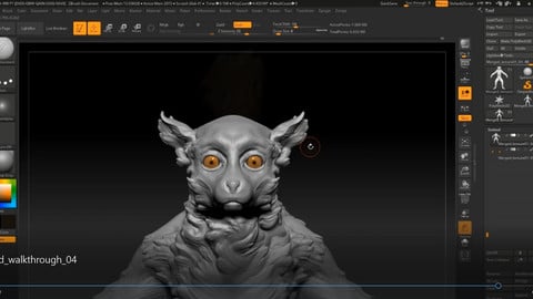 Creature Sculpting and Design in Zbrush