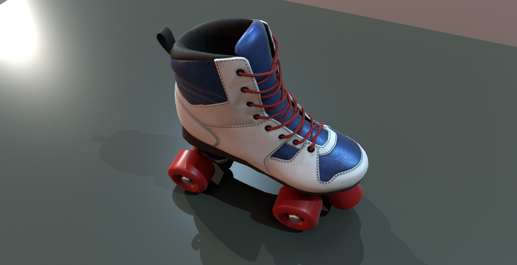 ArtStation Retro roller skate game model Game Assets