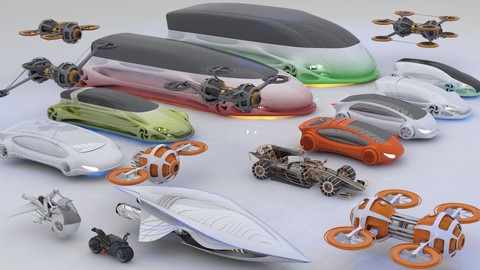 Future Transport Vehicles Collection HD 2