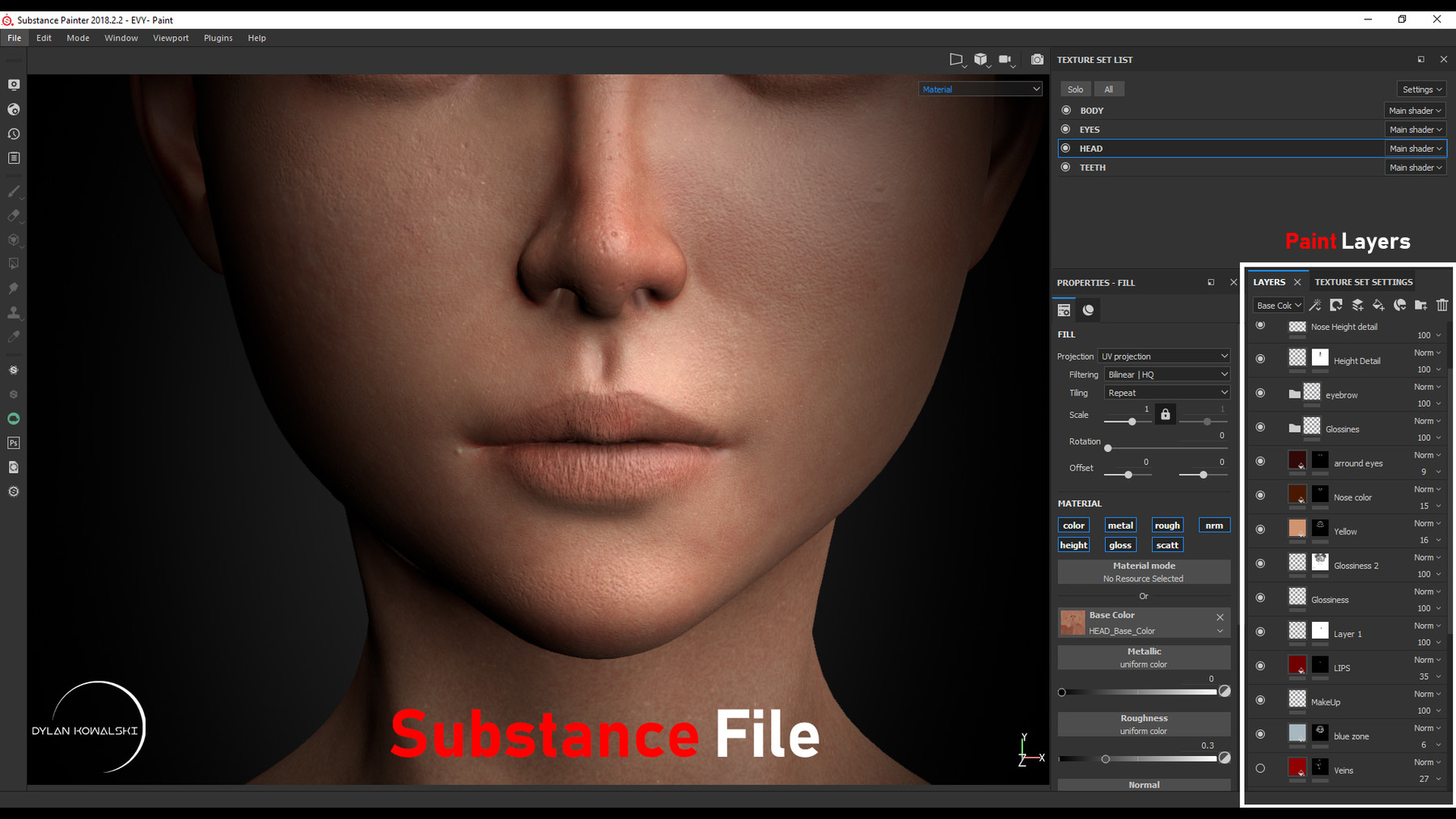 Как рисовать нормалями в substance painter