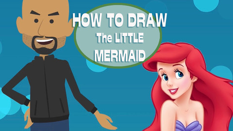 How To Draw The Little Mermaid