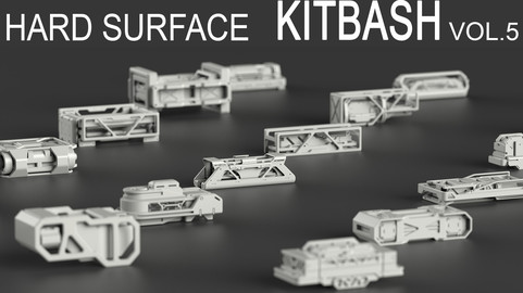 Hard Surface KitBash Vol 5