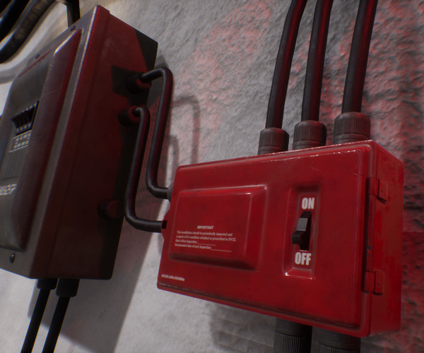 ArtStation - Industrial Electrical, Lighting, and Conduit Assets ...