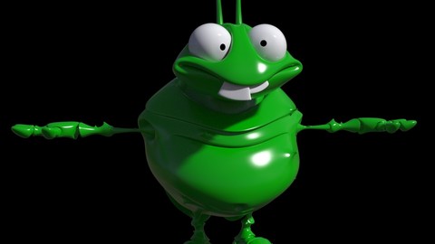 Cartoon Bug Maya Rig