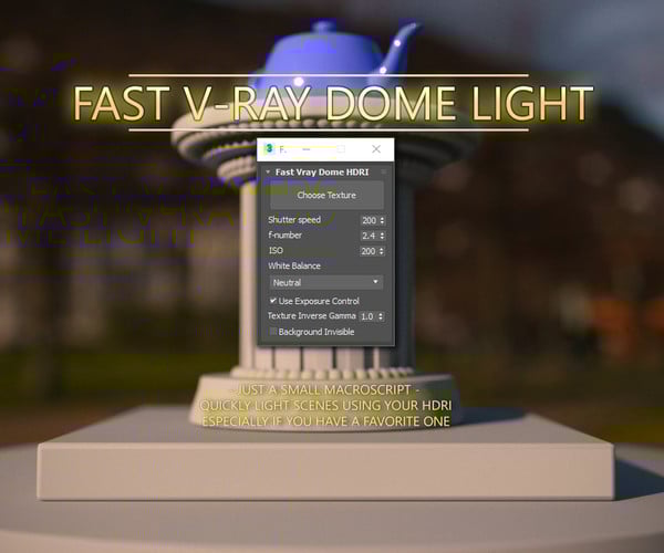 ArtStation Fast Vray Dome Light Resources