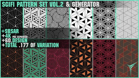 +60 SCIFI PATTERN SET VOL.2 & GENERATOR