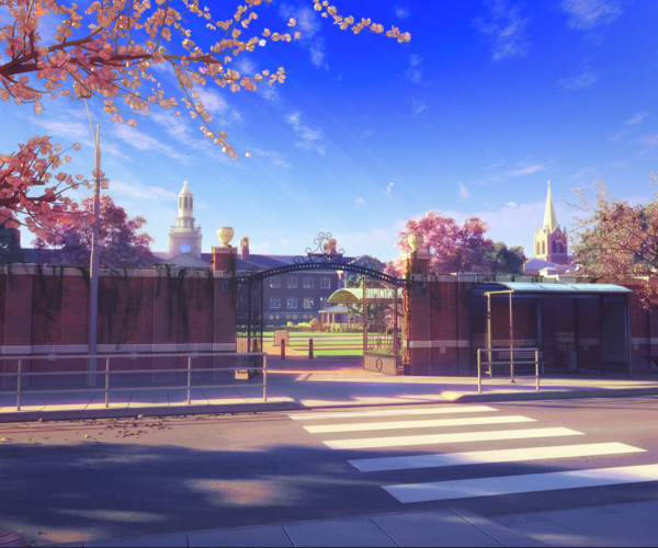 ArtStation - University_Entrance_PSD_File | Artworks