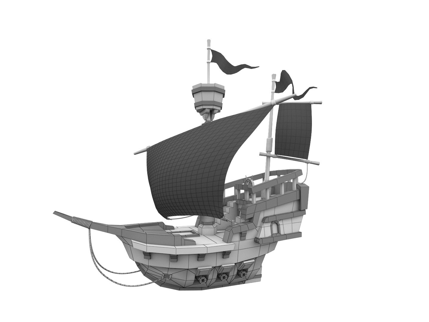 ArtStation - Cartoon Pirate Ship | Resources ArtStation - Cartoon Pirate Ship | Resources