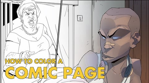 How to Color a Comic Page