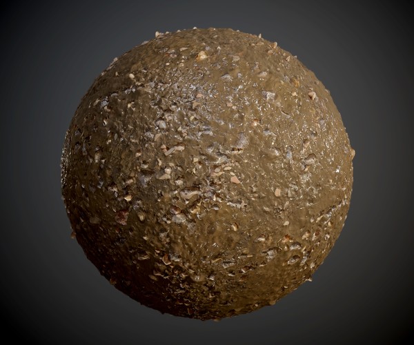 ArtStation - Mud Stones Soil Ground Seamless PBR Texture | Game Assets