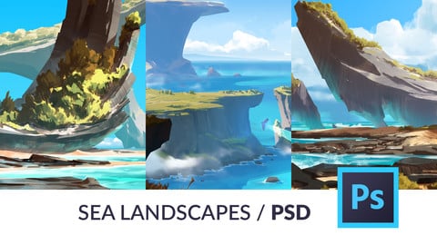 Sea Landscapes PSDs