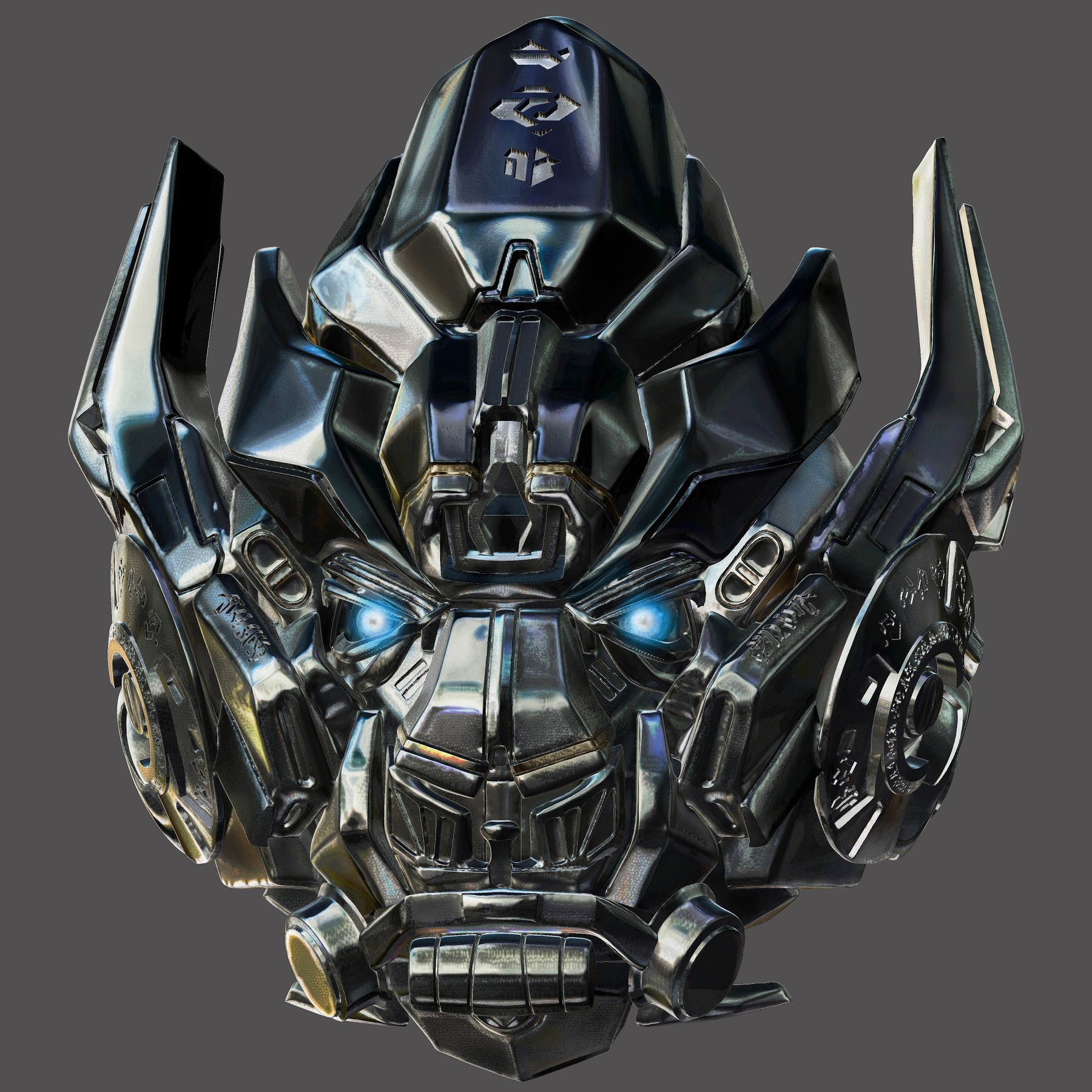 ArtStation Ironhide Transformers Head Mask 3D Print model by Dima Nguyen