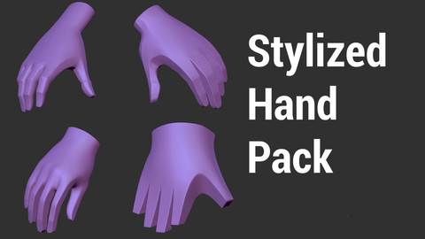 Stylized hands pack