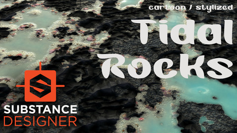 Cartoon / Stylized Tidal Rocks