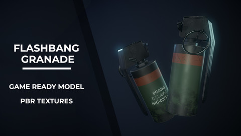 Flahbang granade game ready model