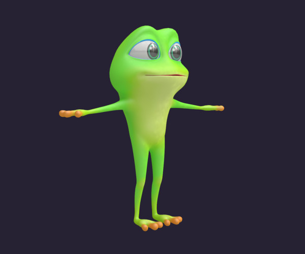 ArtStation - Asset - Cartoons - Character - Animals - Frog | Resources