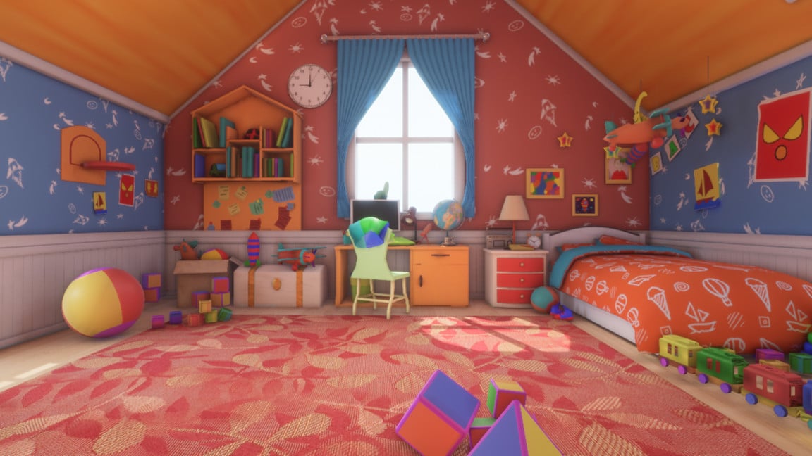 ArtStation - Asset - Cartoons - Bed Room | Resources