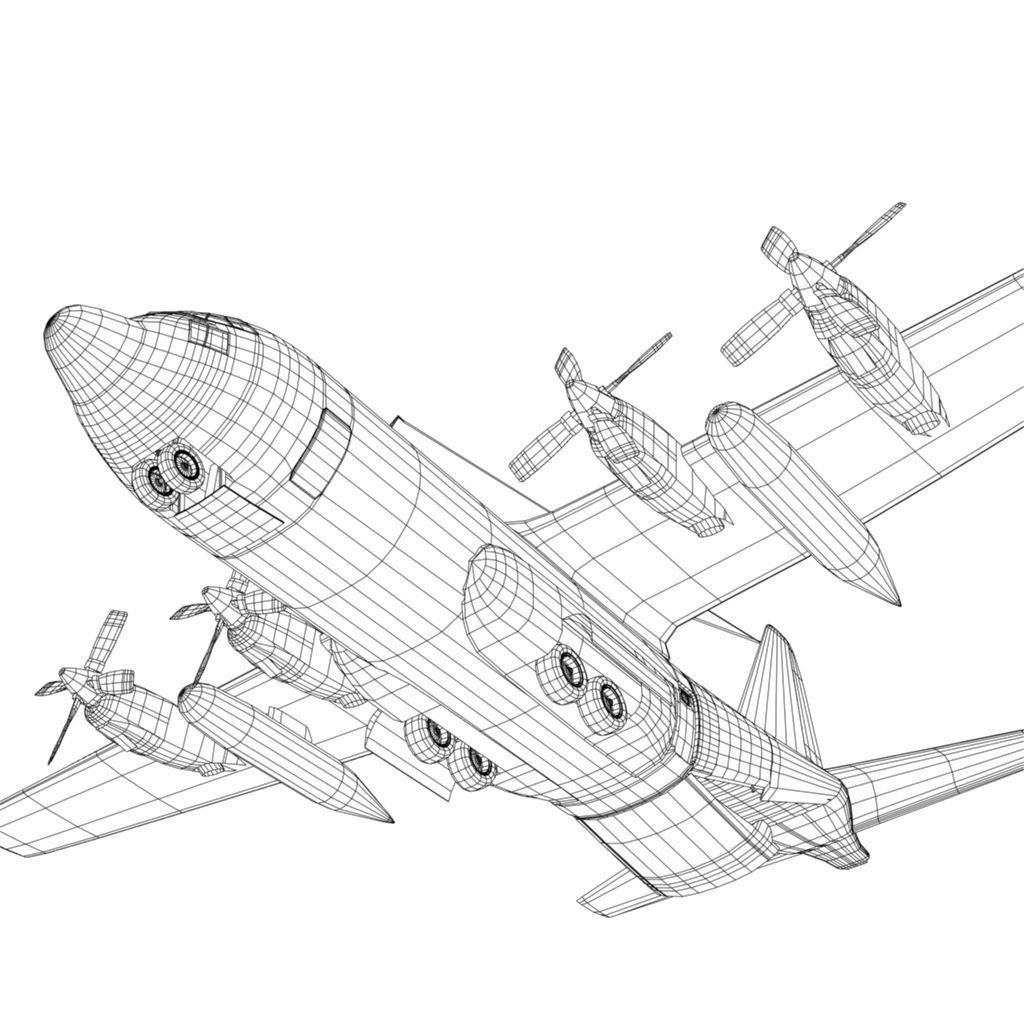 Model: C-130. 