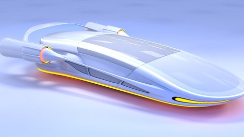 3D Futuristic Car HD 12