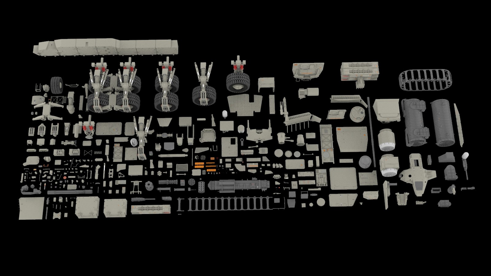 ArtStation - Mechanics collection 2 Kitbash | Resources