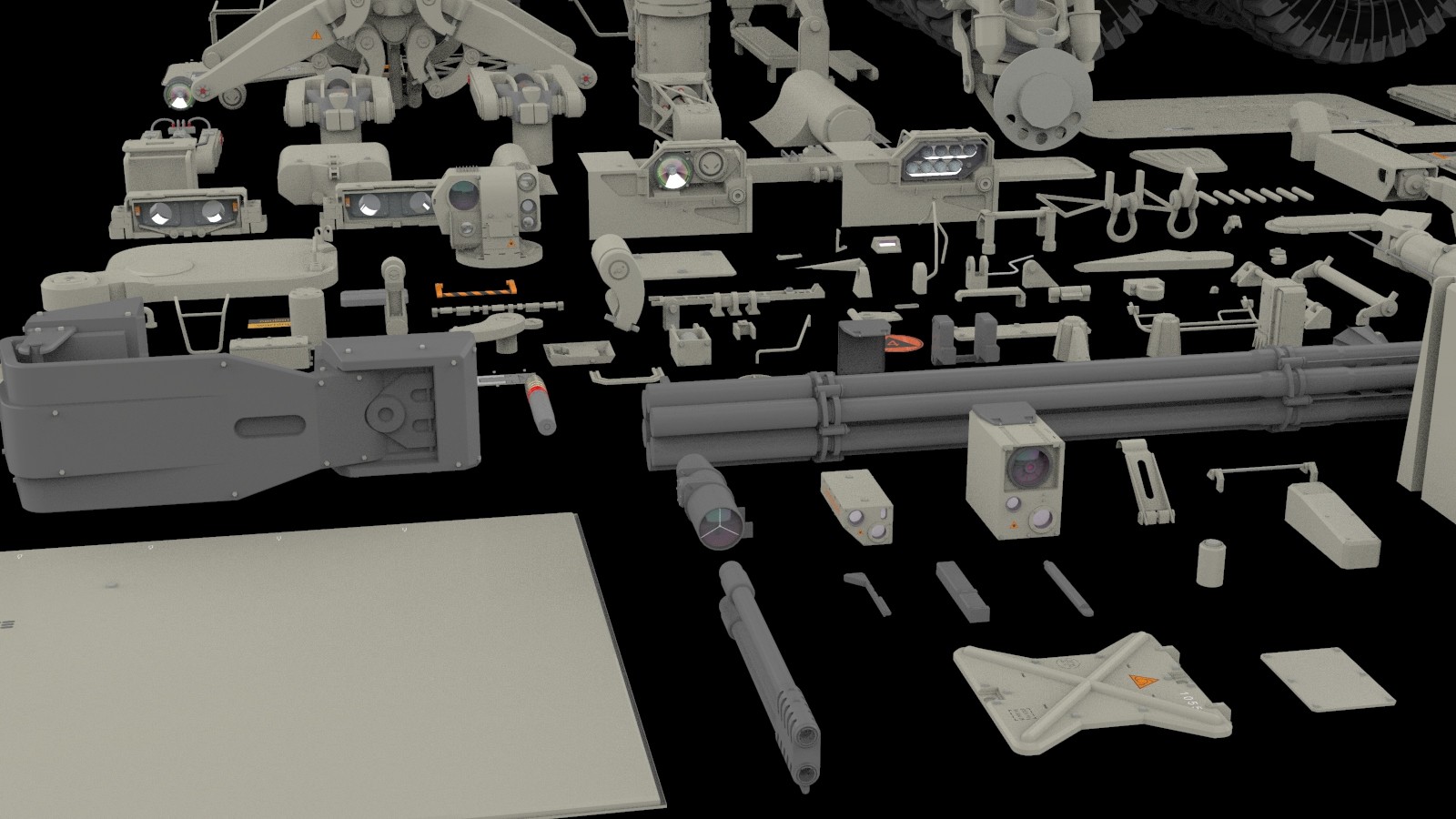 ArtStation - Mechanics collection 2 Kitbash | Resources