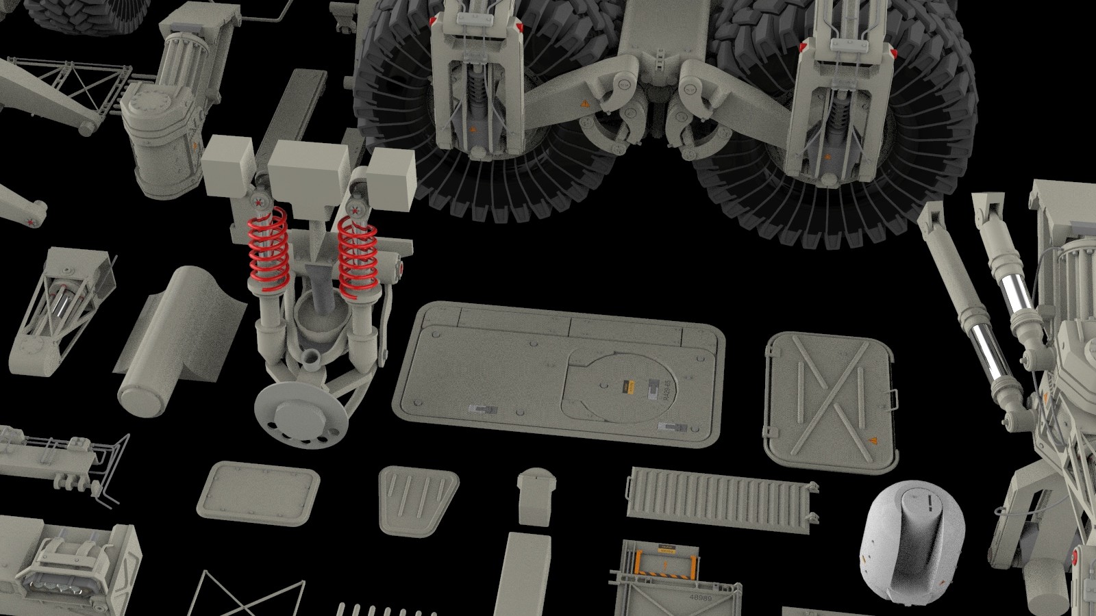 ArtStation - Mechanics collection 2 Kitbash | Resources