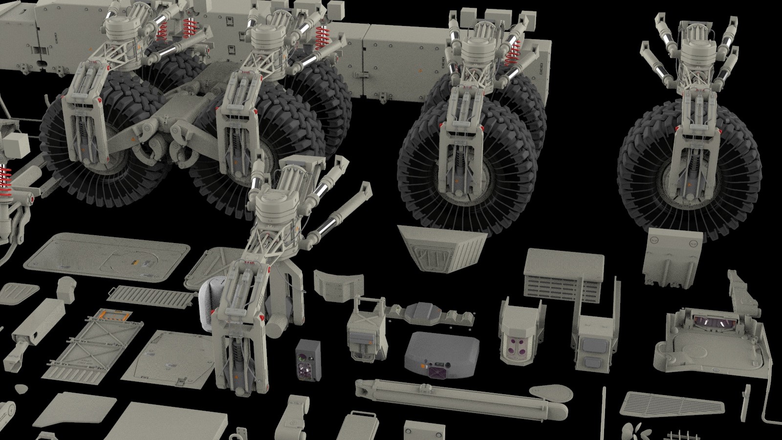 ArtStation - Mechanics collection 2 Kitbash | Resources