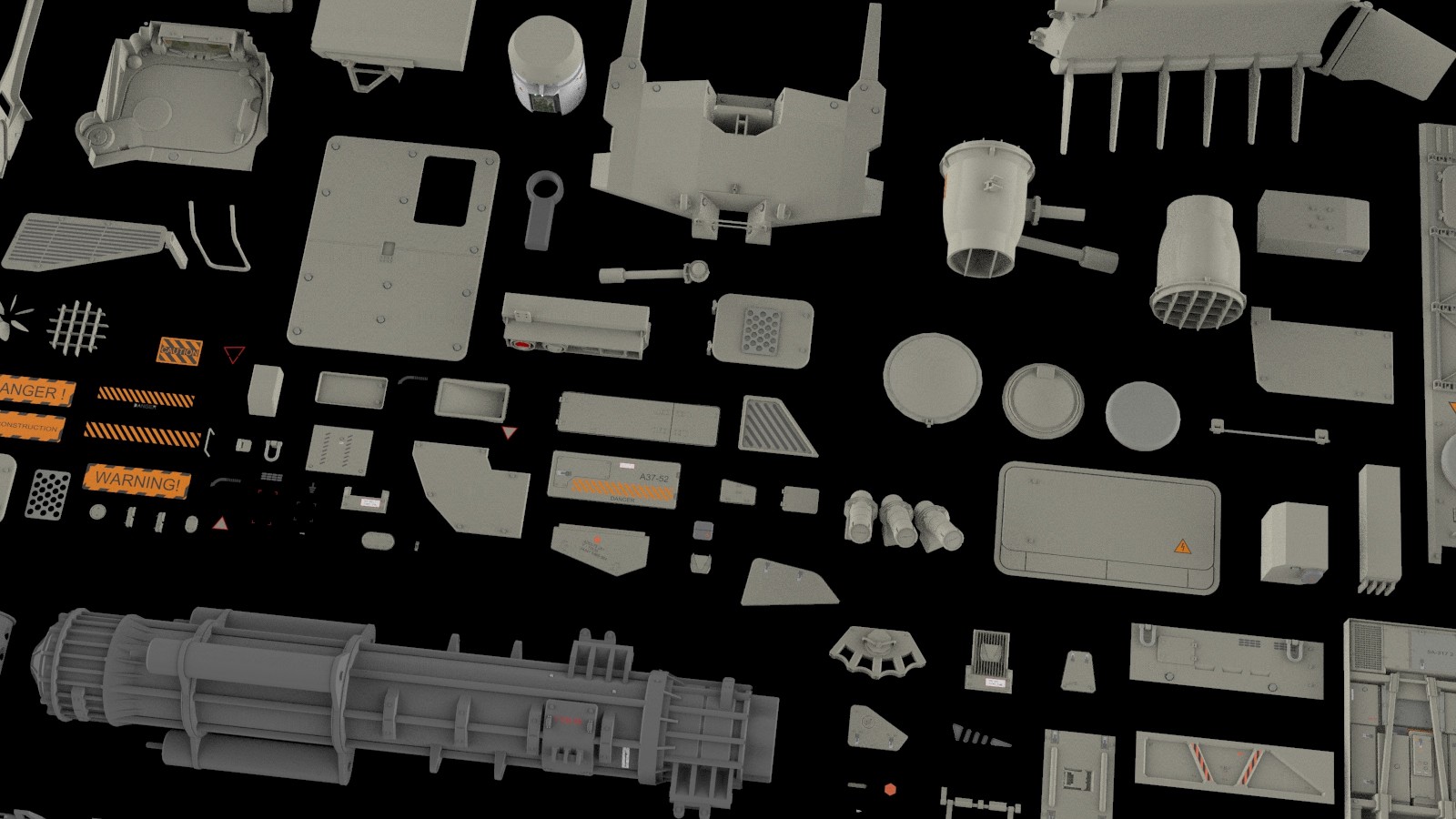 ArtStation - Mechanics collection 2 Kitbash | Resources