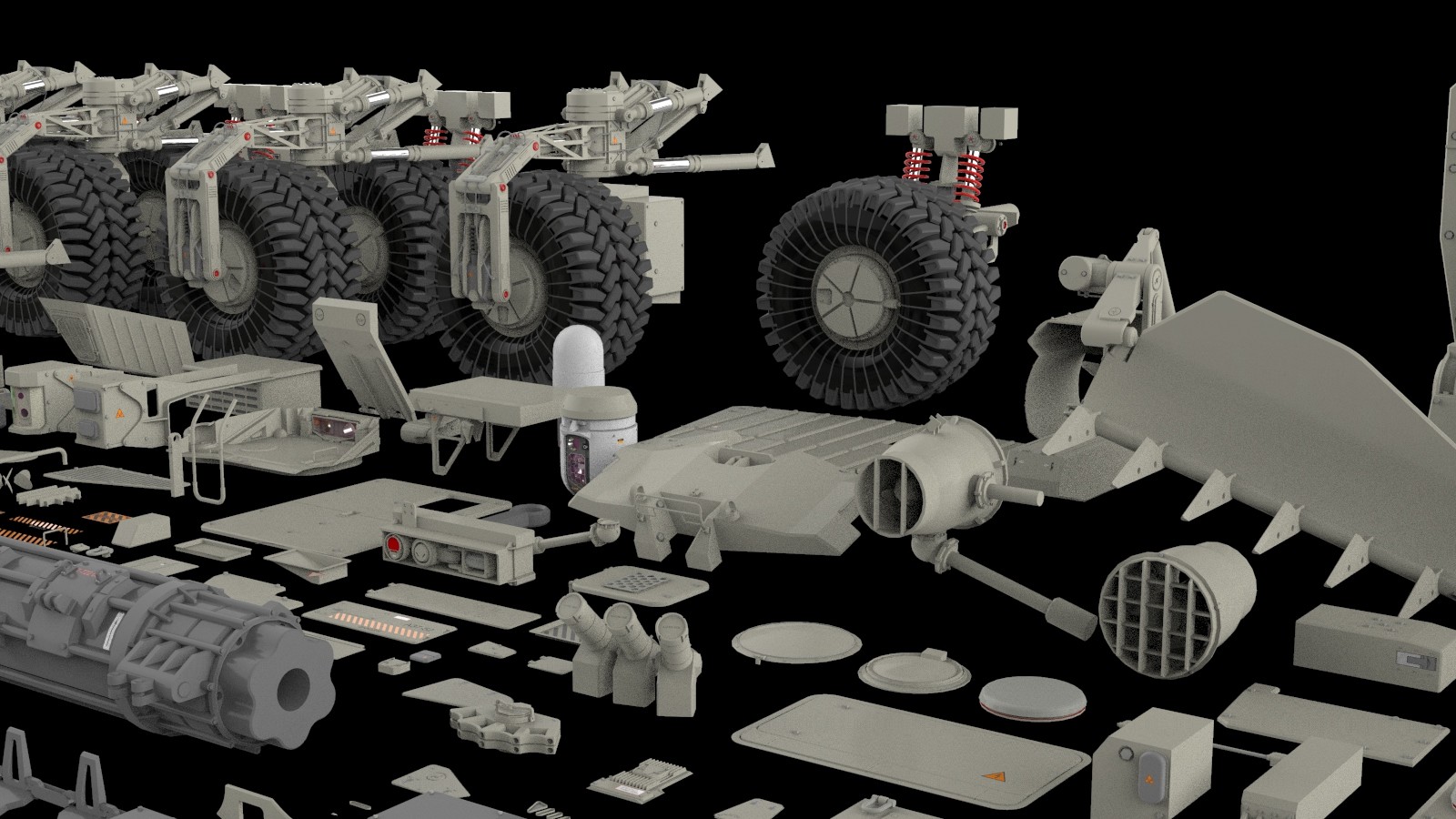 ArtStation - Mechanics collection 2 Kitbash | Resources
