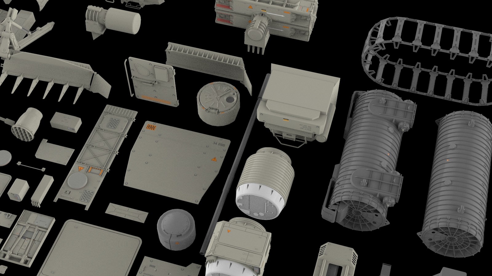ArtStation - Mechanics collection 2 Kitbash | Resources