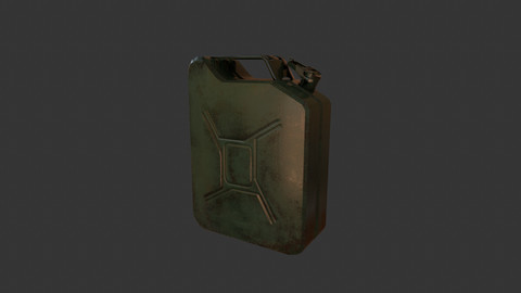 Old Jerrycan - Lowpoly (PBR)