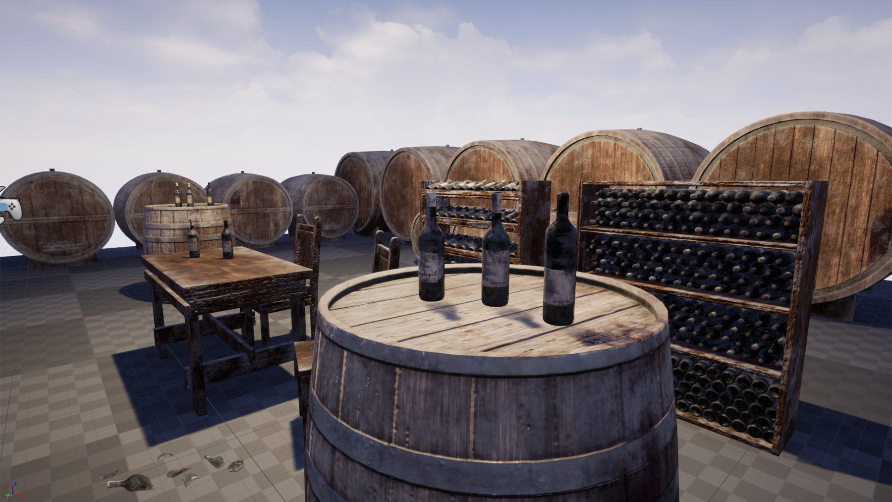 ArtStation - Wine Cellar Pack | Game Assets