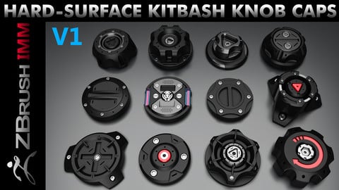Kitbash Knob Caps V1