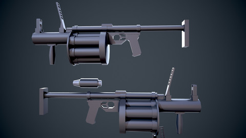 Game Weapon Pack (30 assets,Low Poly)