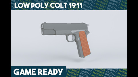 M1911 Pistol - Low Poly