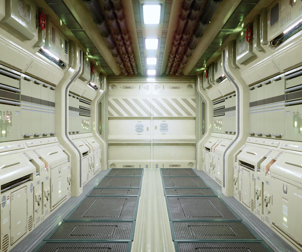 ArtStation - Modular Sci Fi Corridor | Game Assets