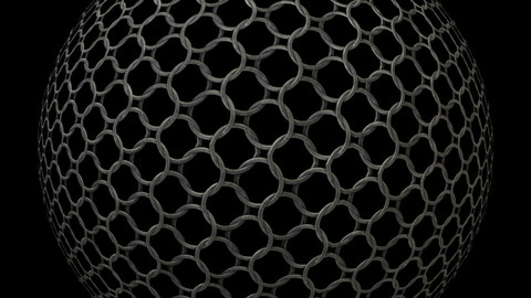 Medieval Armor Chain Mail PBR Texture Map Set