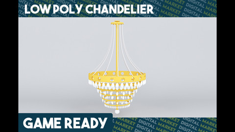 Chandelier - Low Poly
