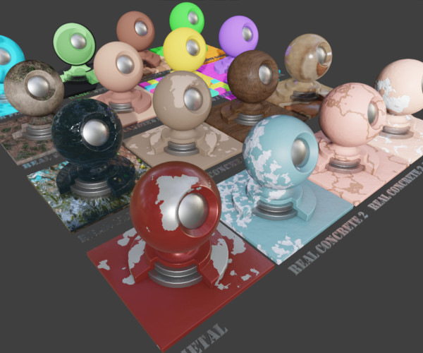 ArtStation - Procedural Shader Bank ( cycle & eevee ) | Resources